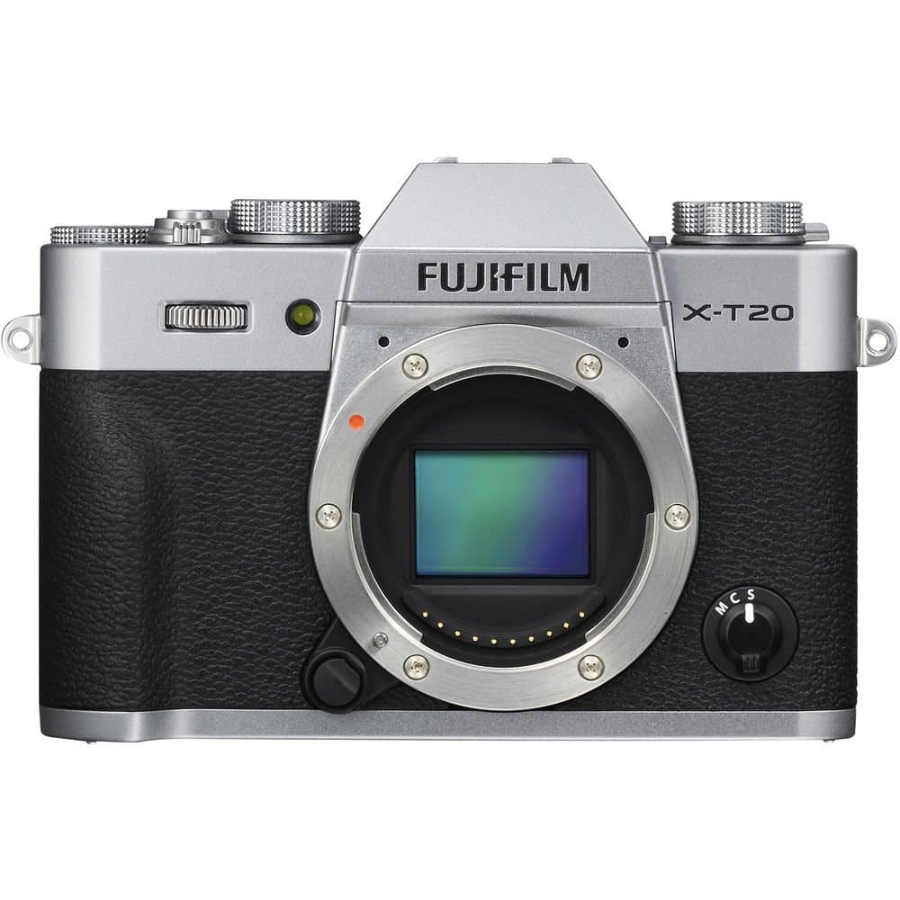 Cámara digital sin espejo Fujifilm X-T20 - Plateada (Solo cuerpo) (Reacondicionada) X-T20 Body - Silver-cr