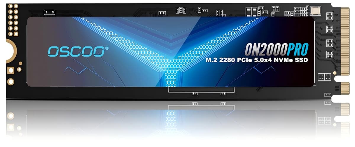 OSCOO ON2000PRO 4TB NVMe Gen5 M.2 2280 SSD, hasta 13, 000MB/s