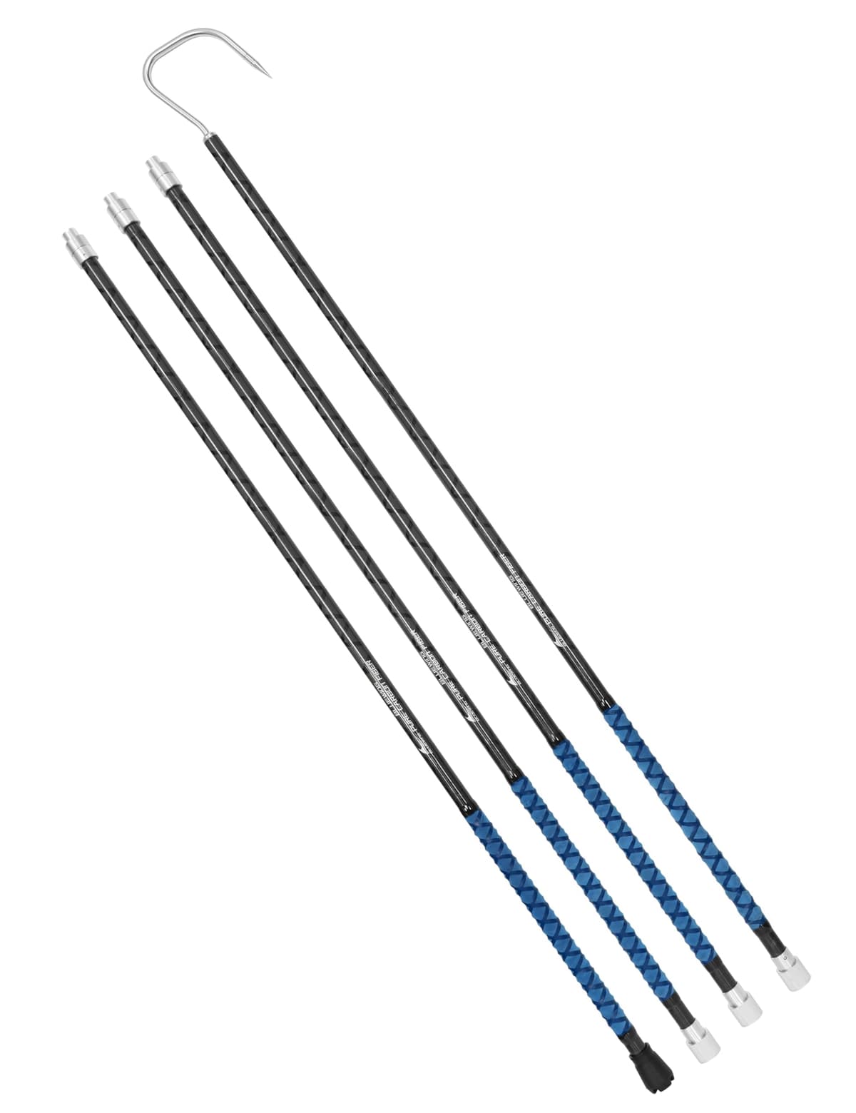 BLUEWING Gaff de Pesca Carbono 16ft con Gancho de Acero Inoxidable 4in