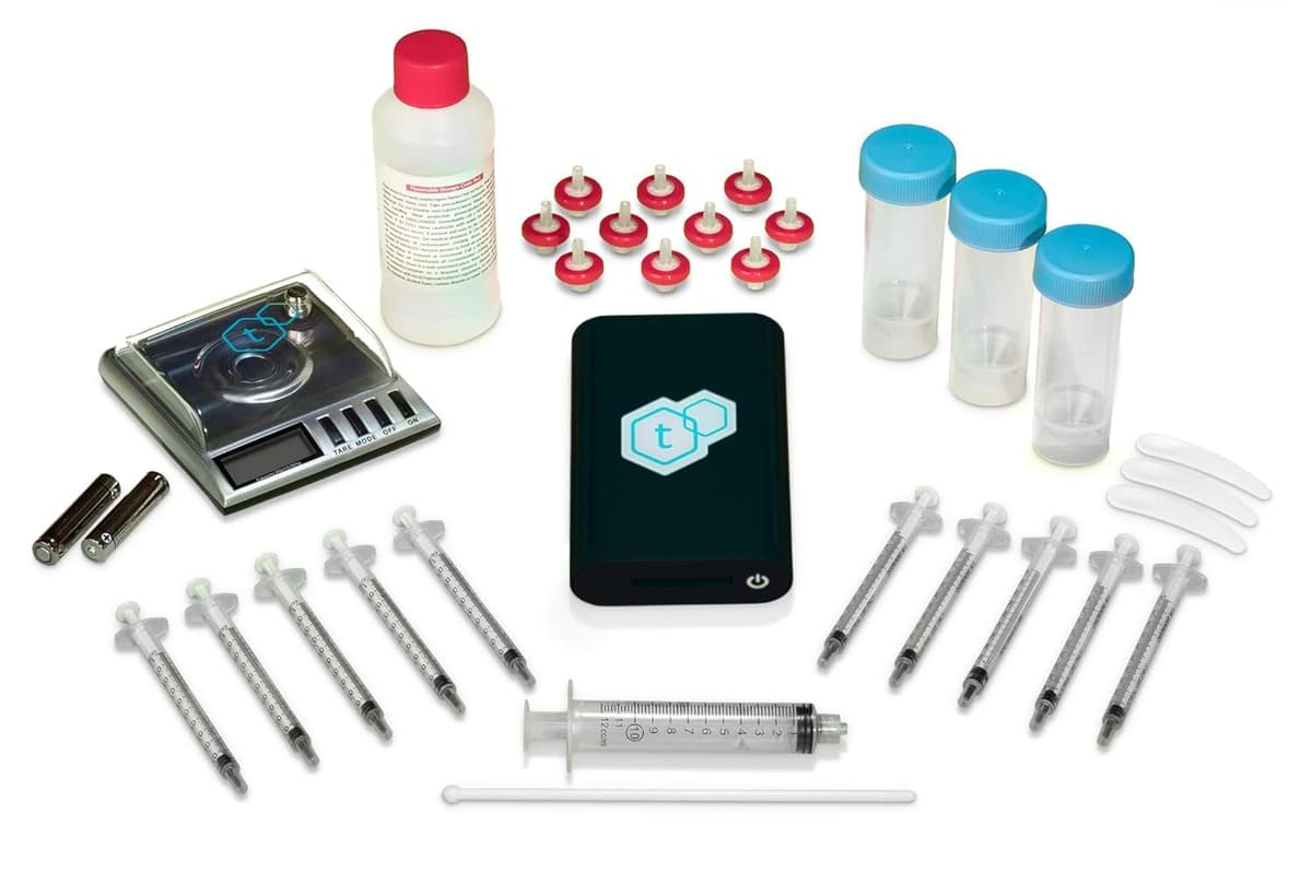 tCheck 3 Probador de Potencia con Kit de Expansión para Flores - Espectrómetro UV, Negro TCHECK-3-KIT-BLK