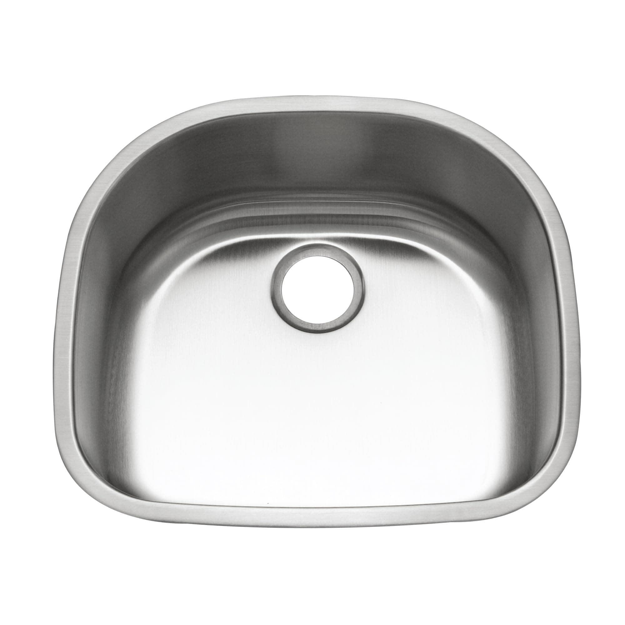 Houzer Eston - Fregadero de acero inoxidable 24" undermount, cubeta simple STS-1400-20