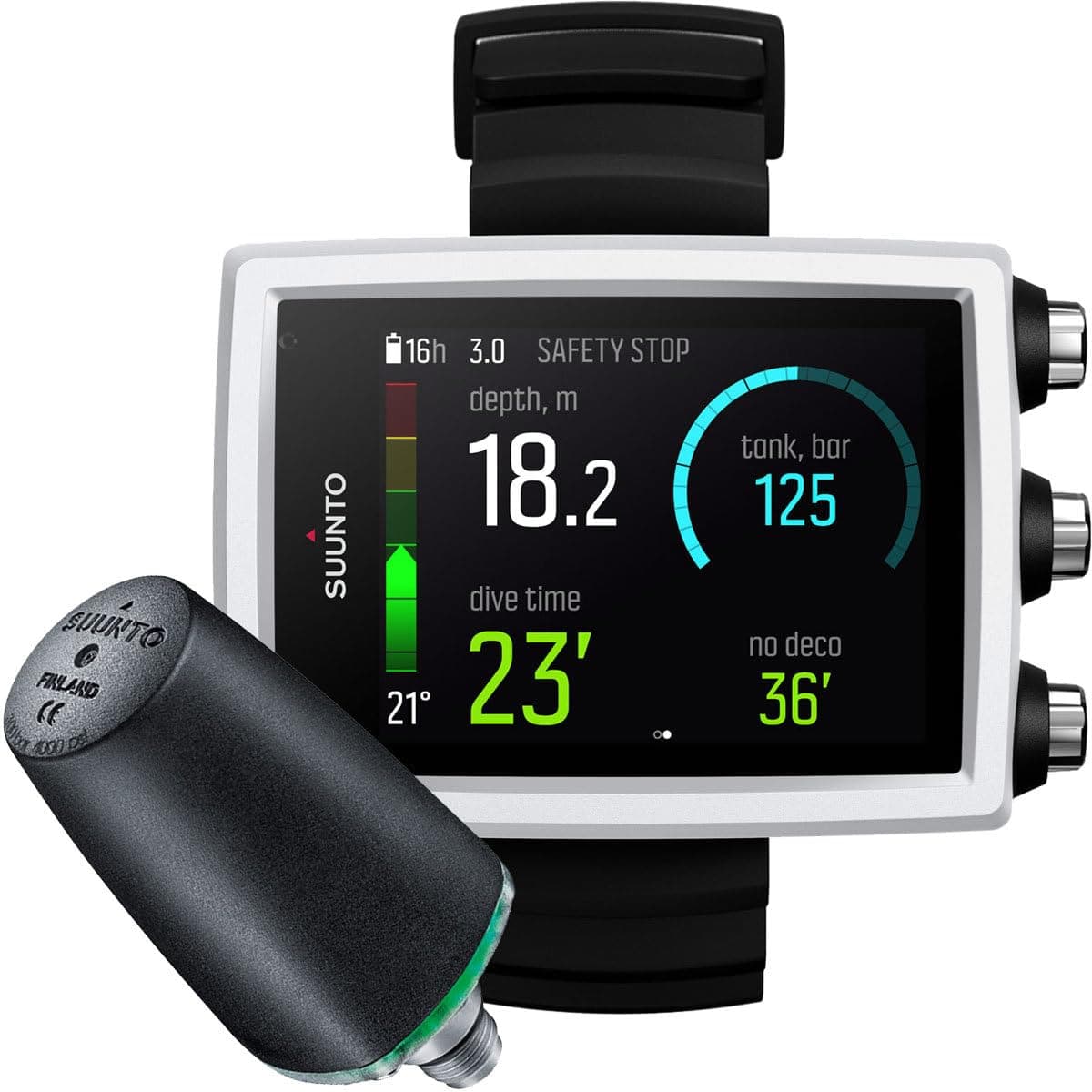 Suunto Eon Core Wrist Dive Computer con Transmisor y USB, Eon Core Blanco SS023081000-P