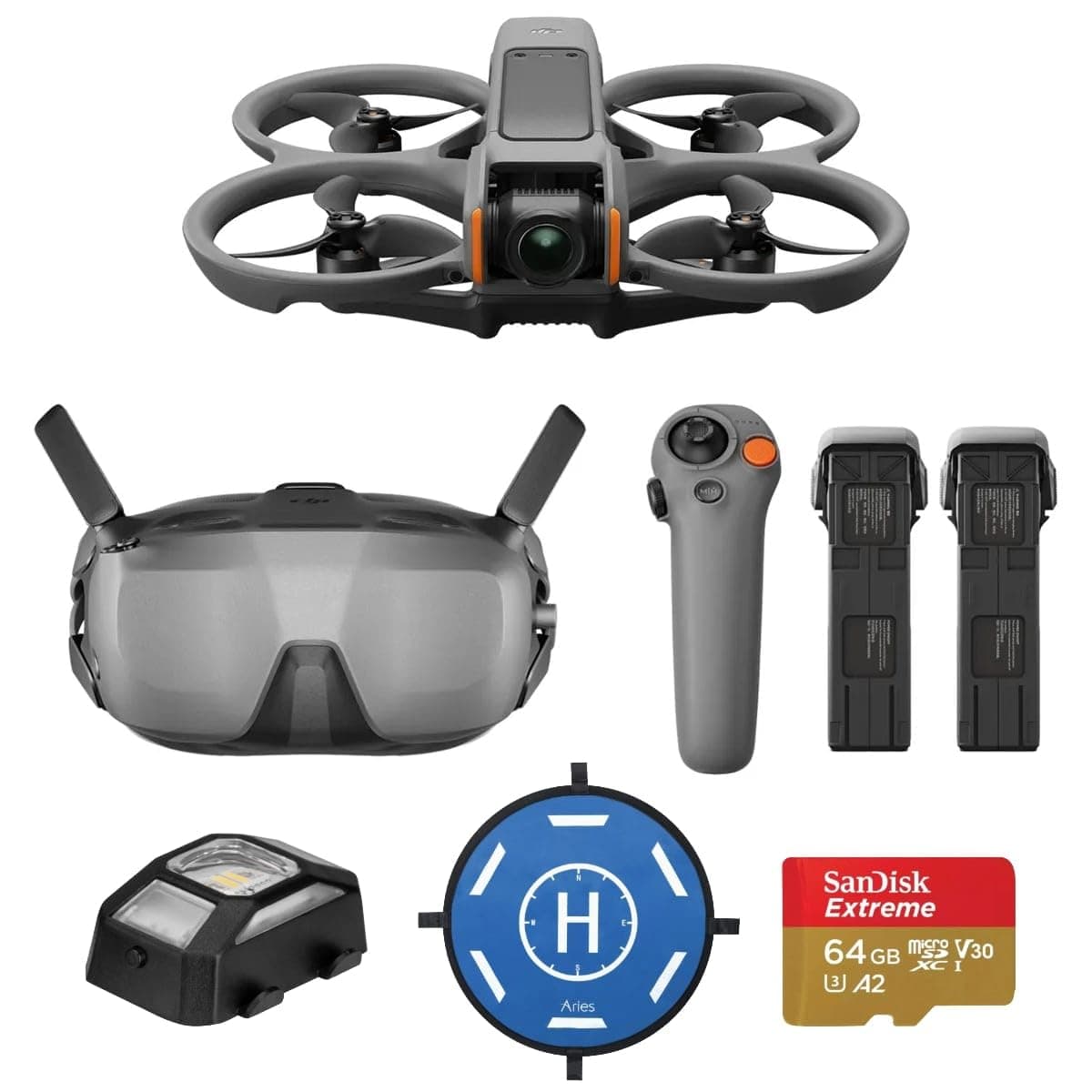 DJI Avata 2 Fly More Combo (3 baterías) FPV Drone con Goggles 3 y RC Motion 3 CP.FP.00000151.02 K
