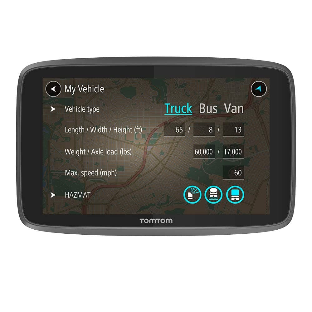 TomTom Trucker 620 - GPS 6" para camiones con Wi-Fi y rutas para vehículos grandes 1PN6.019.01