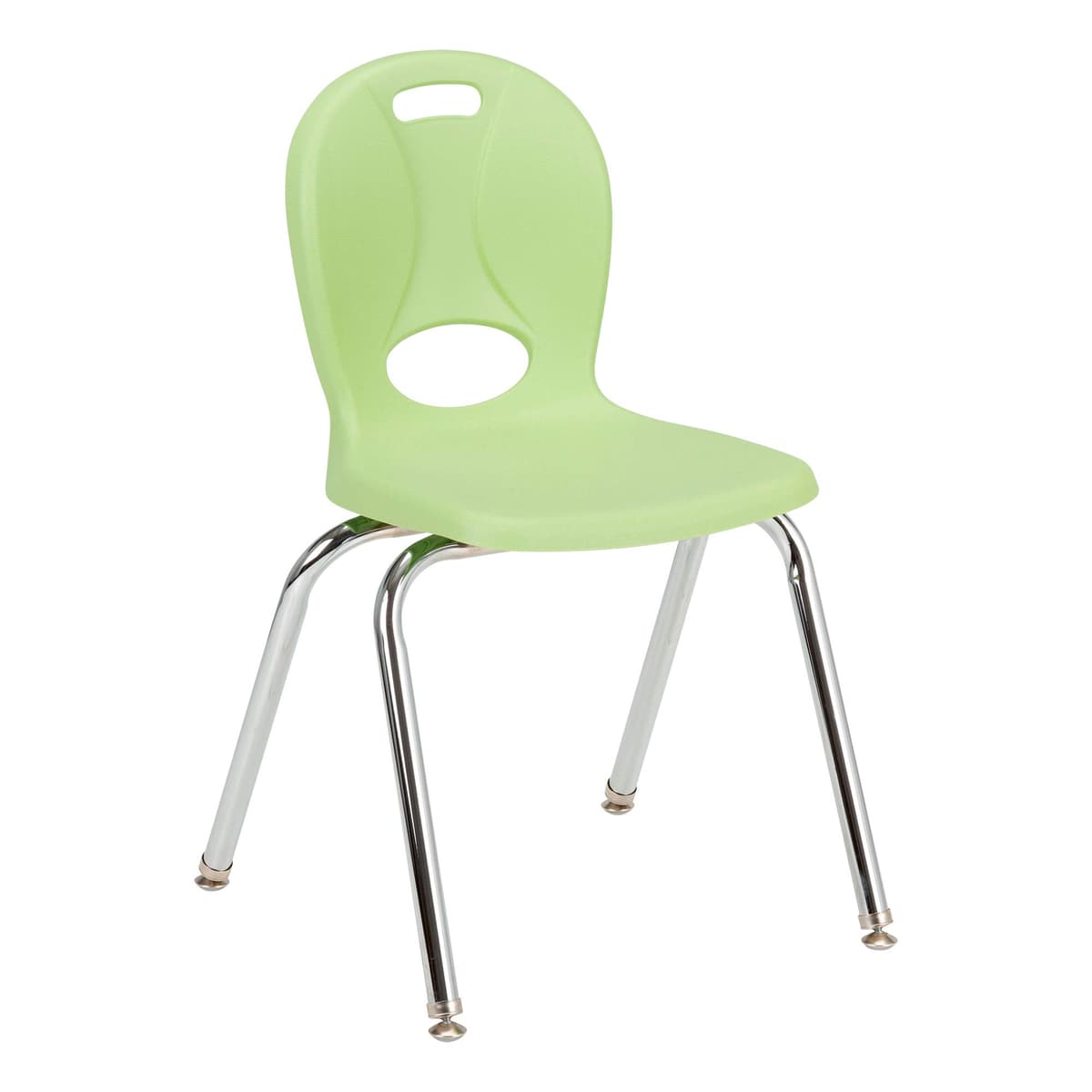 Sillas escolares Learniture Structure Series, 16" asiento, Green Apple, paquete de 4 LNT-116-CSW-GA