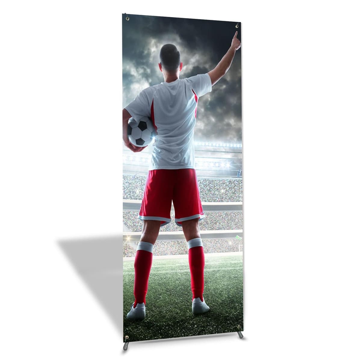 JUST 4 SIGNS Banner Stand X-Frame 24"x63" - Paquete 20 Unidades (Solo Soportes) OMS01