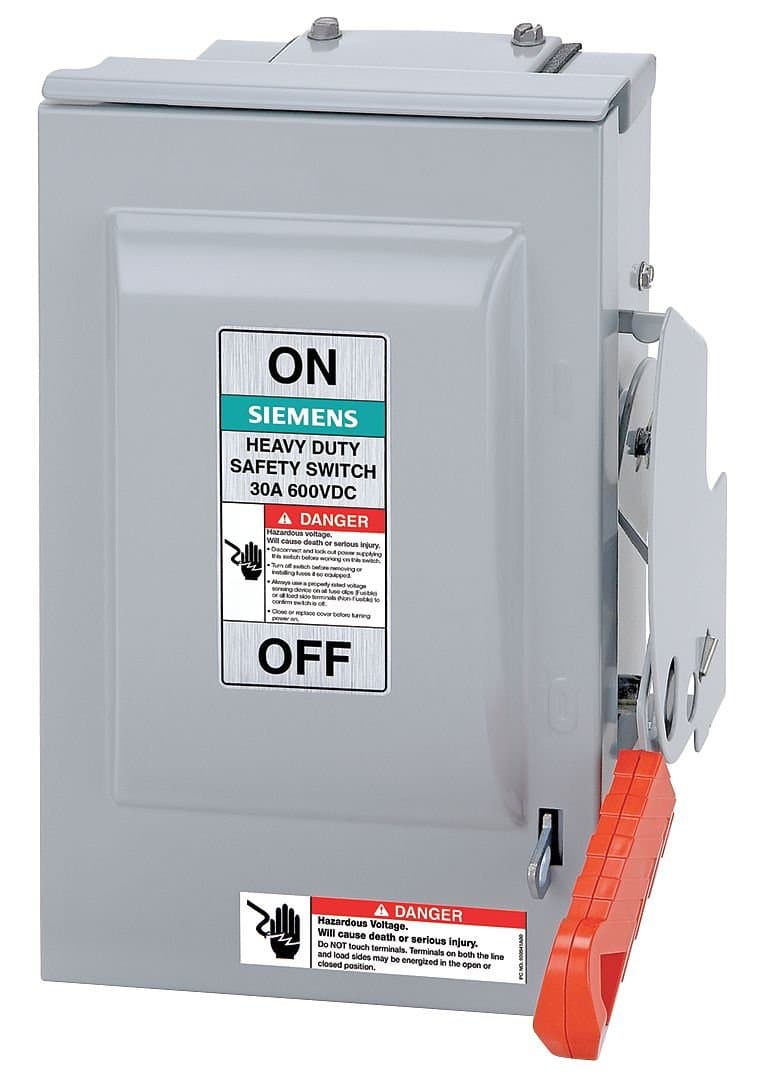 Siemens HNF361RPV desconector de seguridad para panel solar 30 A
