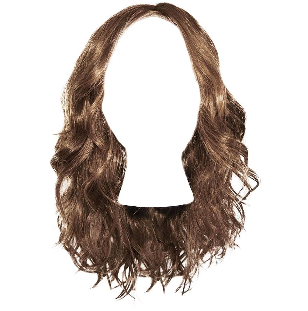 GABOR Alluring Locks - Peluca con ondas largas en capas, GF8-12SS Iced Mocha, talla estándar