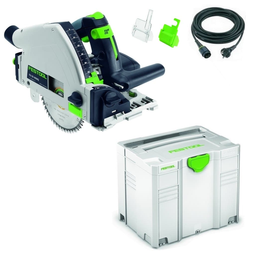 Festool 561551 Sierra de inmersión TS 55 REBQ-Plus (Importación Alemania)