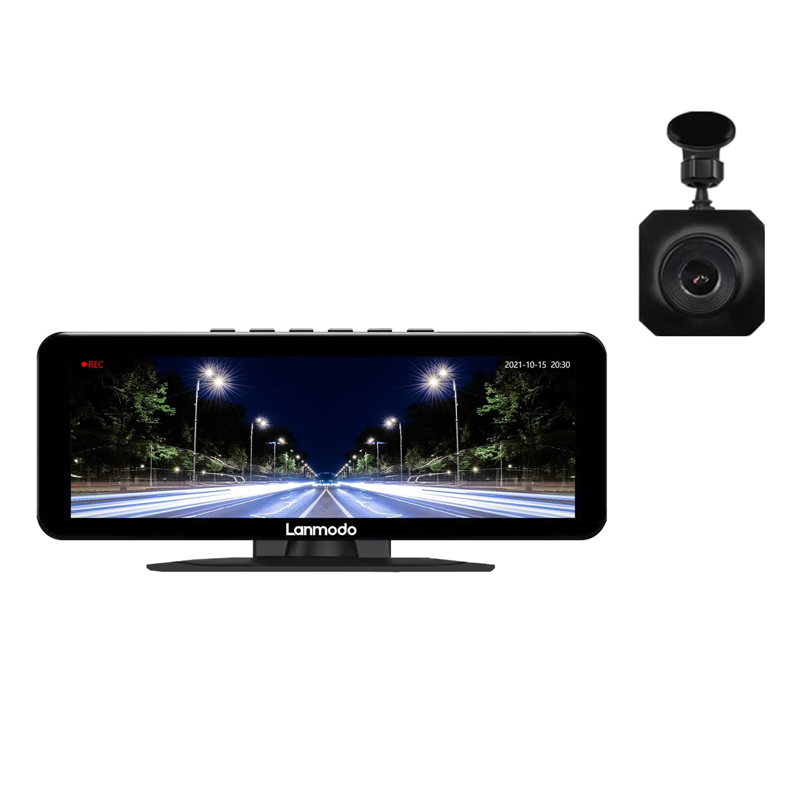 LANMODO Sistema de Visión Nocturna con Cámara Trasera IP67 (Cámara Frontal)