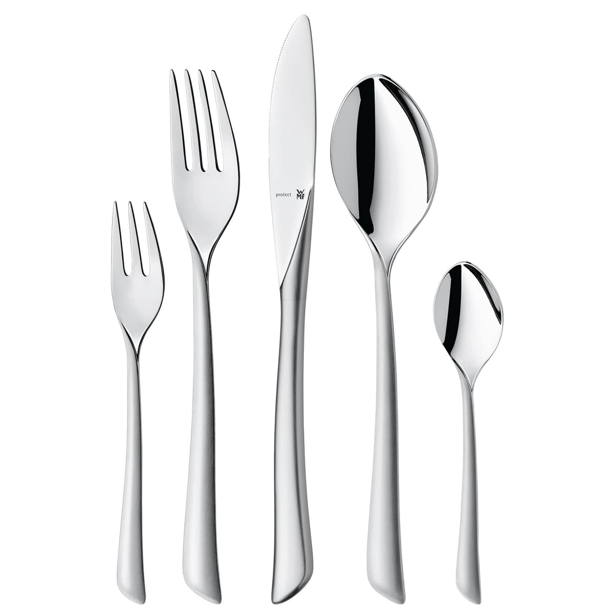 WMF Virginia Cromargan Protect Cutlery Set para 12 Personas, 60 Piezas 1142009399