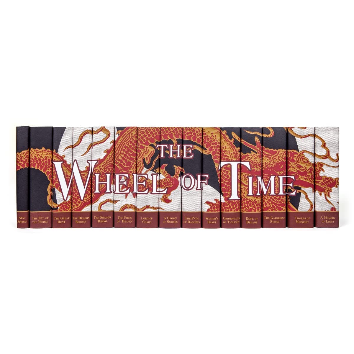 Juniper Books The Wheel of Time colección completa 15 volúmenes en tapa dura con sobrecubiertas personalizadas TWOT15