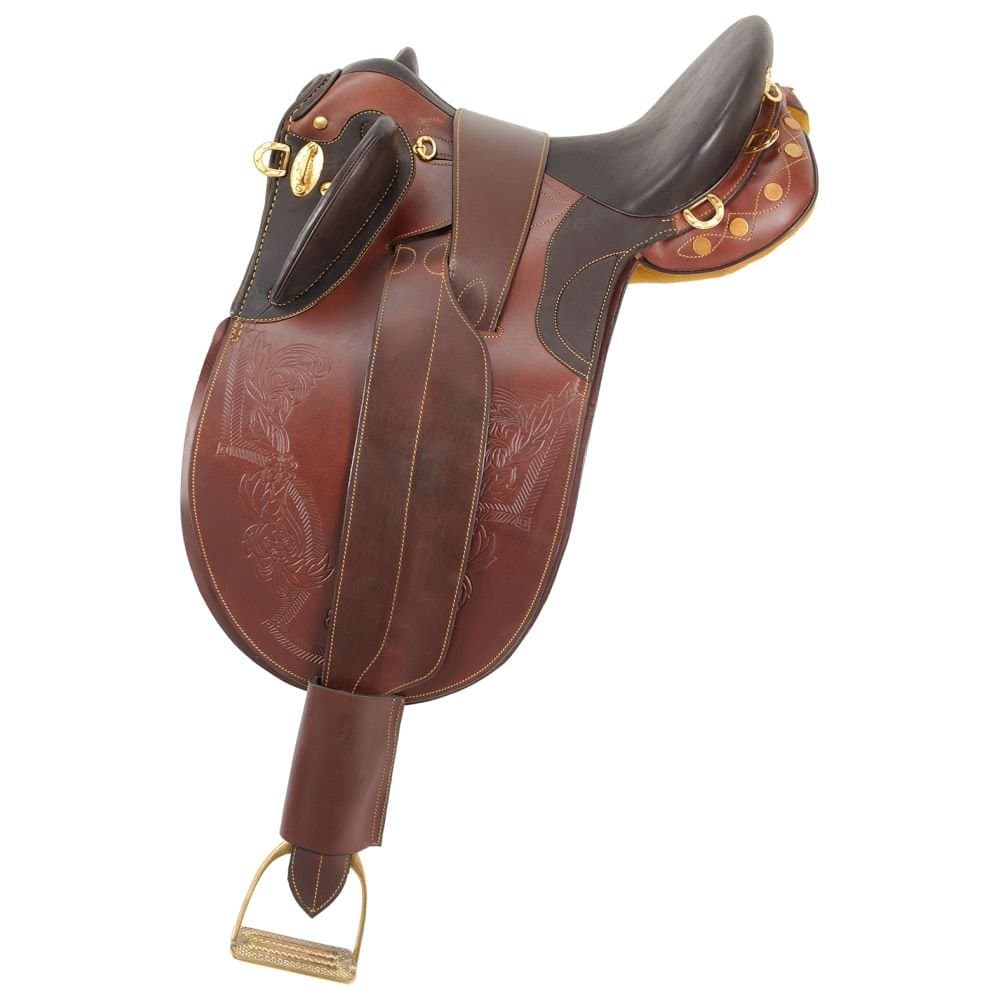 Tough 1 Aussie Tack Stock Poly Saddle sin Cuerno AS1478