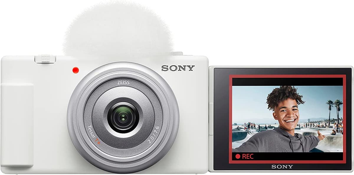 Sony ZV-1F Cámara Vlog para Creadores de Contenido y Vloggers ZV1F/W