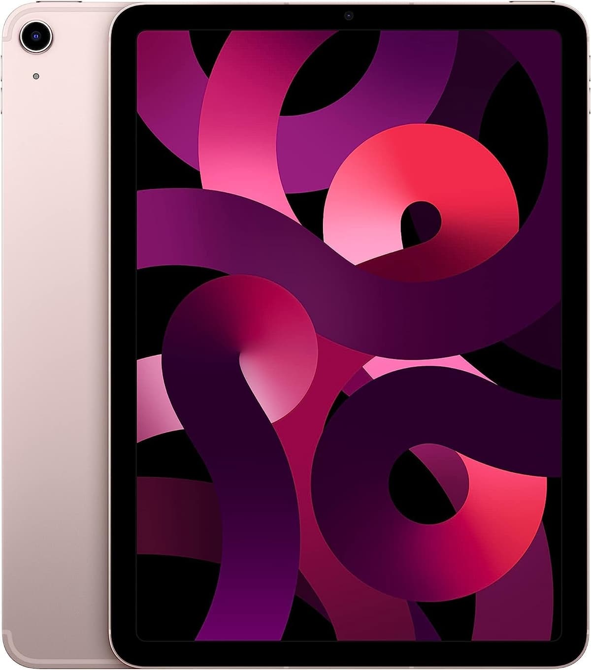 Apple iPad Air 2022, 10.9 pulgadas, Wi-Fi + Celular, 256 GB, Rosa, 5.ª generación (Reacondicionado) MM723LL/A