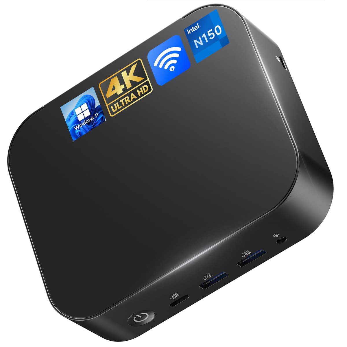 Geekplus ASUS NUC 14 Essential Mini PC, Procesador Intel N150 (4C/4T, hasta 3.6 GHz) 16 GB RAM DDR5 y 512 GB SSD PCIe4 NVMe, Mini PC Intel NUC versátil, USB-C 3.2, 4K UHD, BT5.3, Wi-Fi 6E, Windows 11 Pro preinstalado ASUSNUC14MNKI5