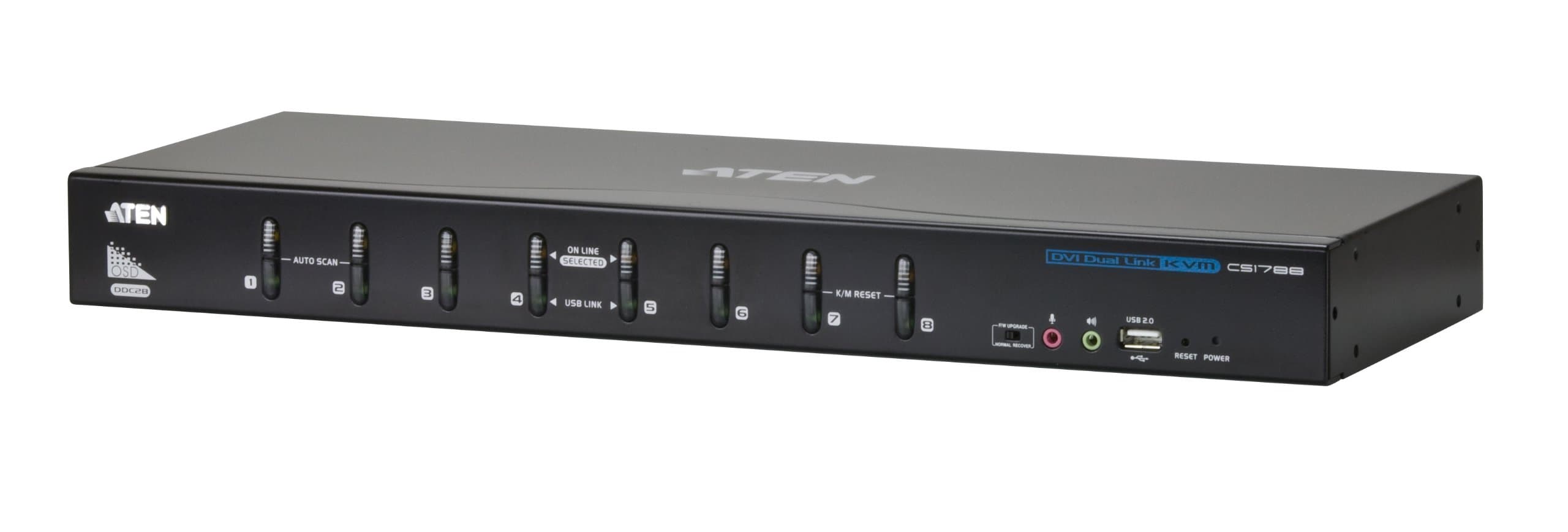 Aten CS1788 KVM Switch USB DVI 8 Puertos con Audio 14016342