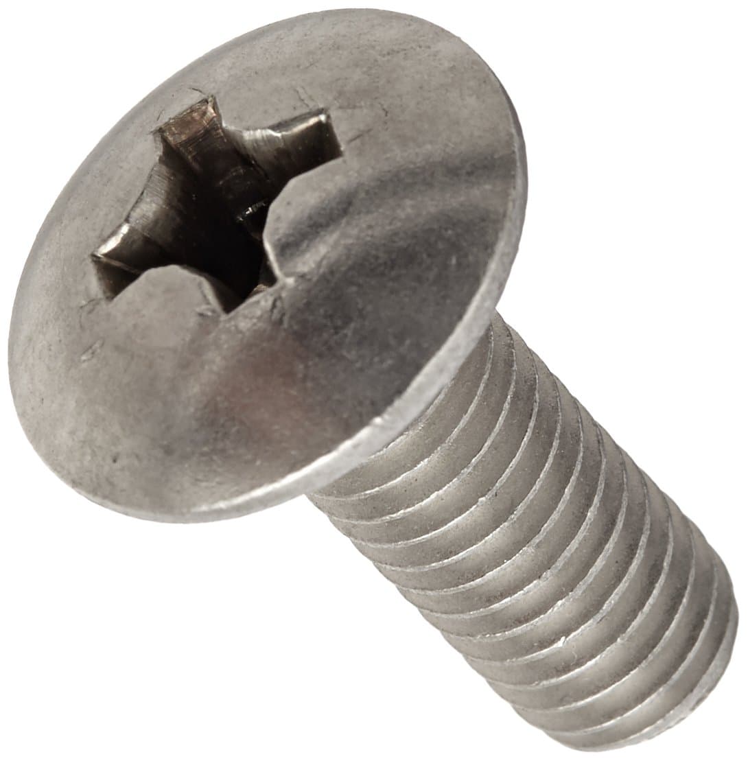 Small Parts Tornillo de máquina 18-8 acero inoxidable, cabeza truss Phillips #6-32 UNC 3/4" (Pack de 100)