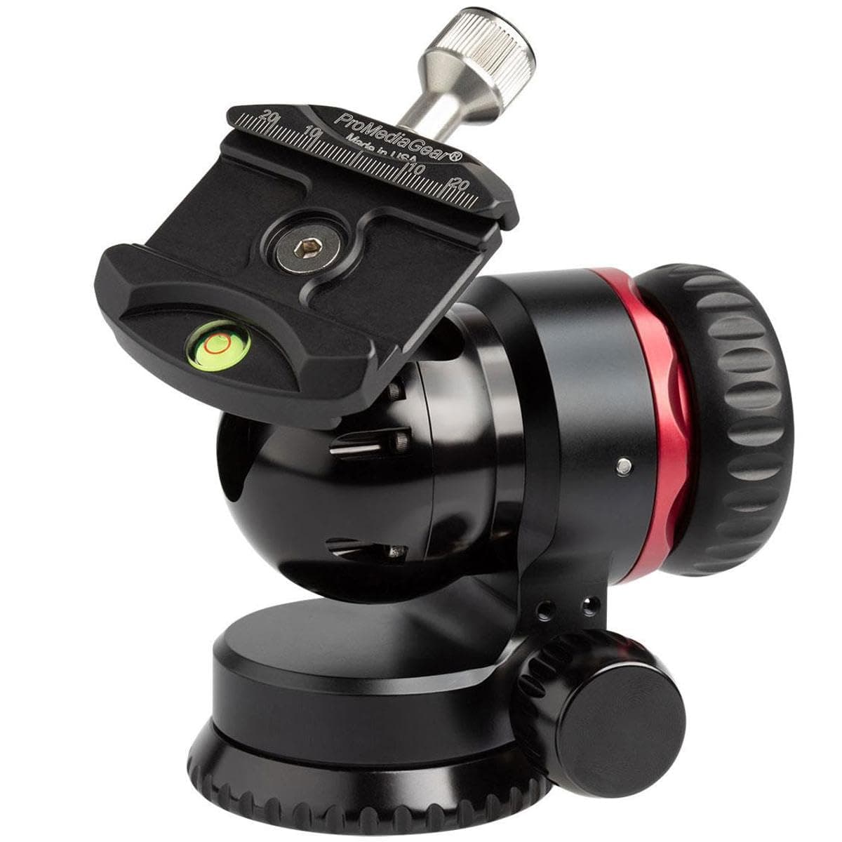 BH1 ProMediaGear Cabezal esférico profesional con abrazadera tipo Arca