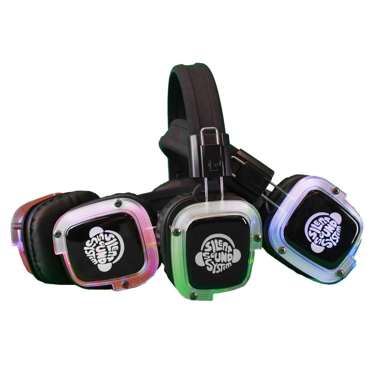 SilentSoundSystem Paquete expansión Silent Disco 80 auriculares + 2 cargadores SSS-069