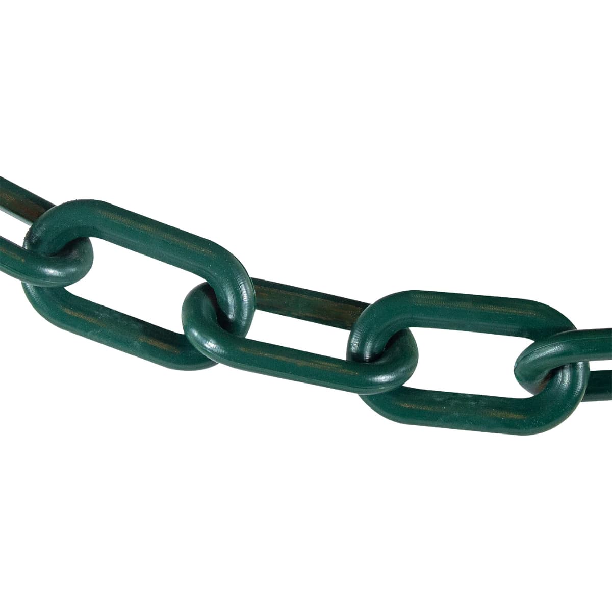 Mr. Chain Cadena plástica para barreras, Evergreen, eslabón 2 pulgadas, 500 pies (50054-500)