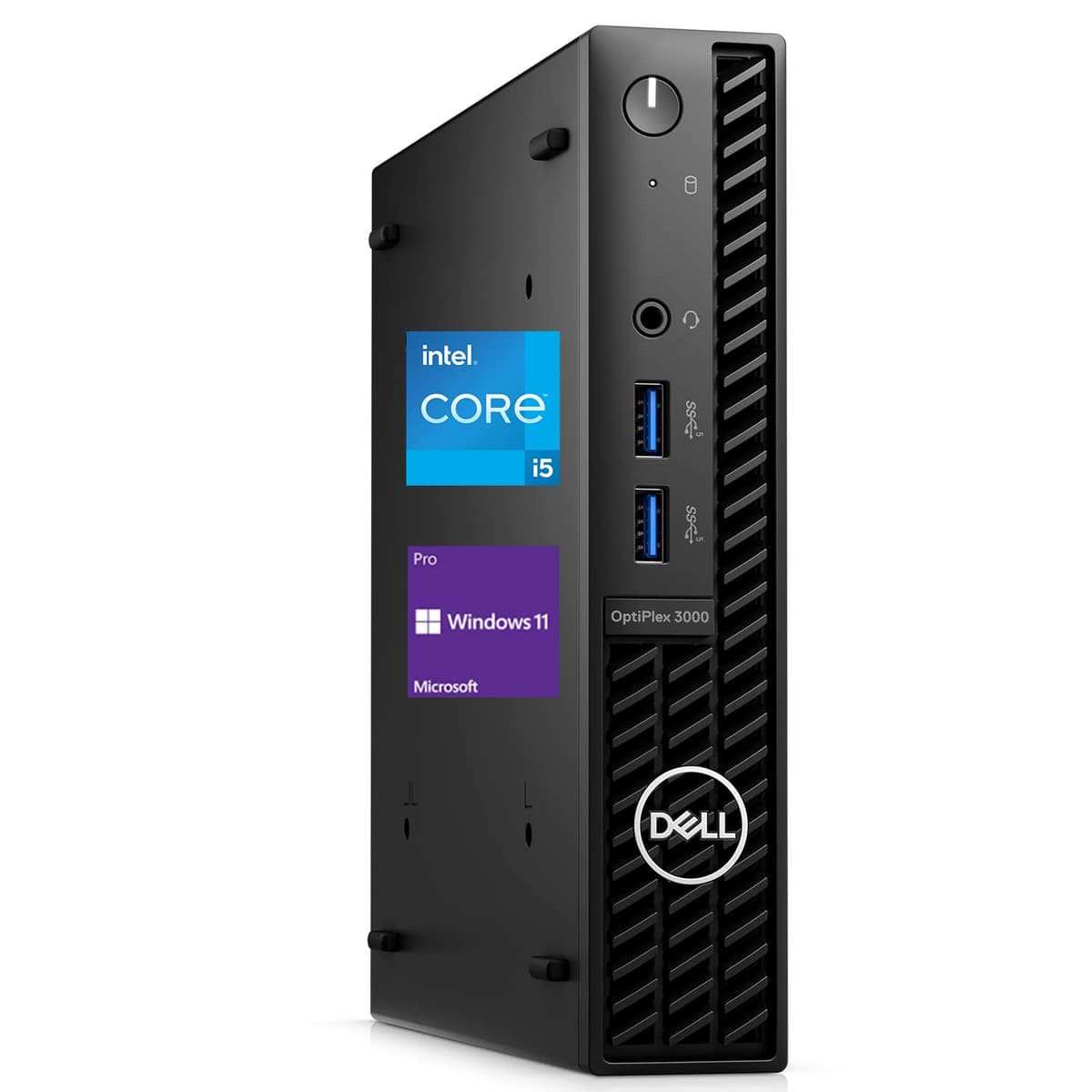 Dell OptiPlex 3000 MFF - Mini Desktop Empresarial, Intel Core i5-12500T, 32GB, 1TB PCIe SSD, Wi-Fi 6, Windows 11 Pro