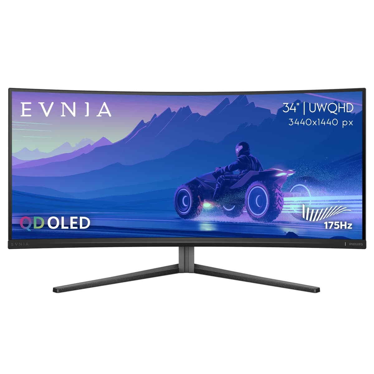 Philips Evnia 34M2C6500 QD-OLED Curvo 34" WQHD 175Hz con USB-C