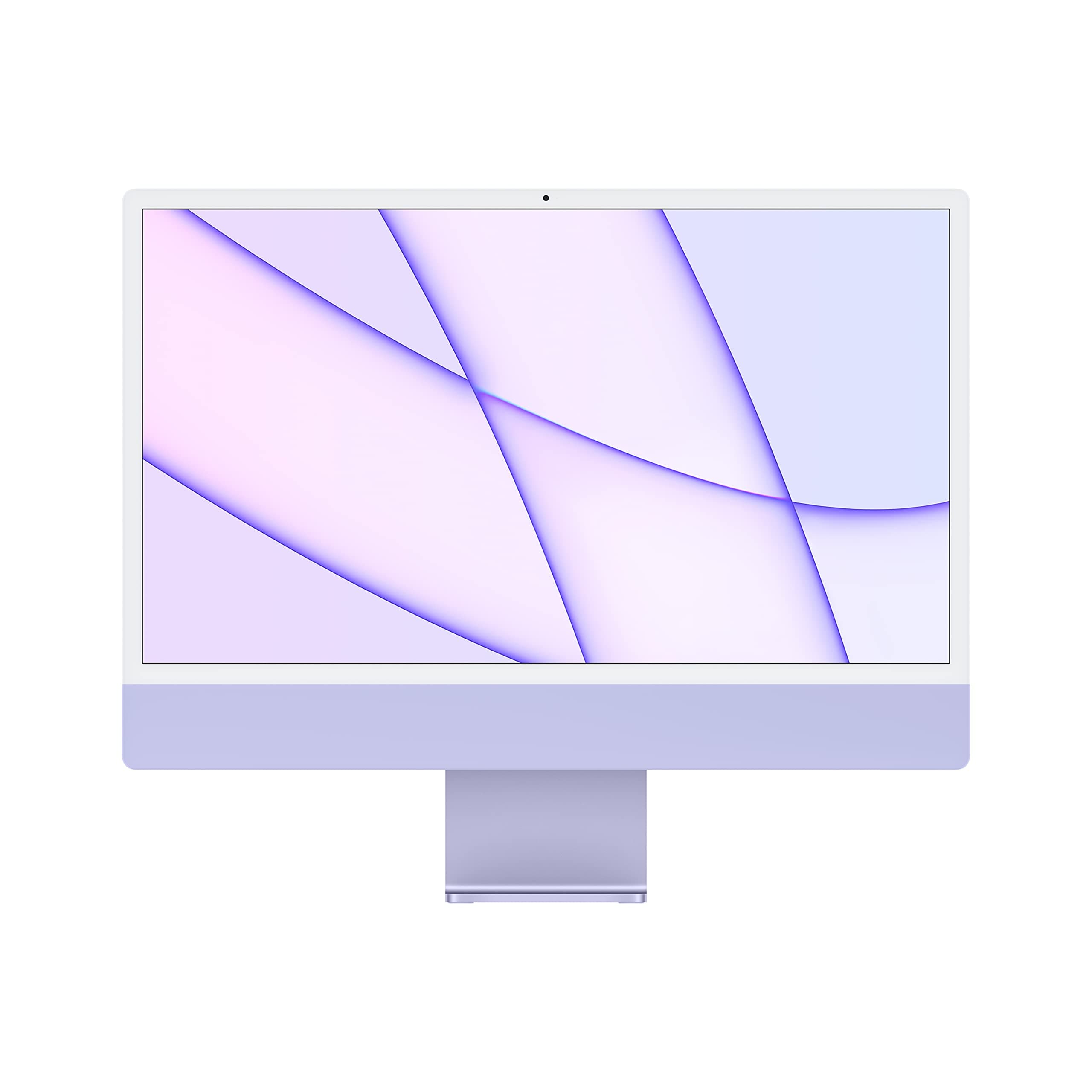 Apple iMac 24" (2021) con chip M1, 8GB RAM, 256GB SSD - Purple (Renewed) MGPP3LL/A