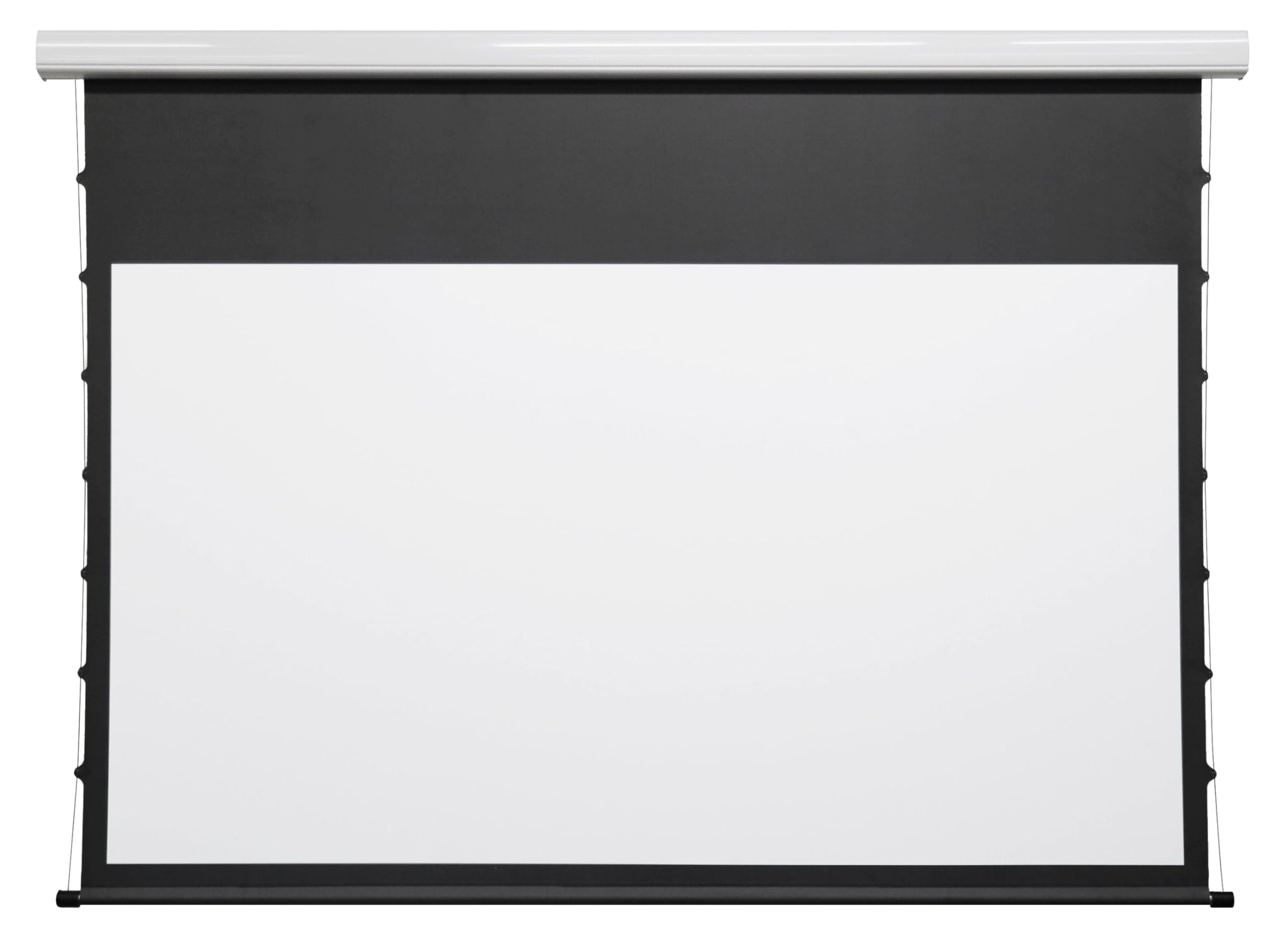 Silver Ticket Products Tensioned Motorized Electric Drop Down 120" 16:9 Matte White Projection Screen P169120