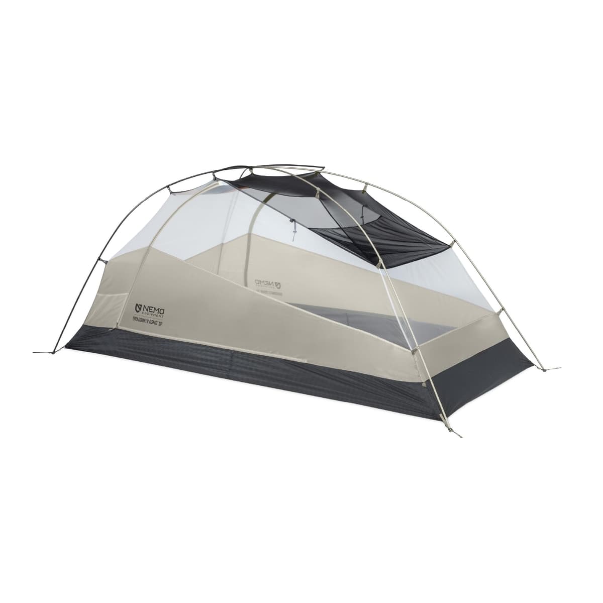 Tienda ultraligera para mochileros NEMO Equipment Dragonfly OSMO - Niebla - 2 personas