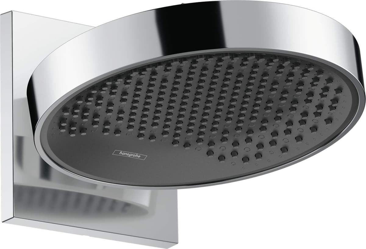 hansgrohe Rainfinity 26226000 Ducha de techo 250mm con conexión a pared, 1 chorro, Chrome