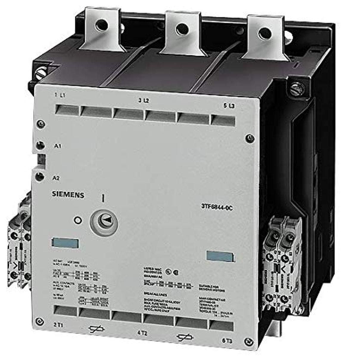 Siemens 3TF68 44-0CF7 Contactor de vacío 3 polos 630A 110-132VAC