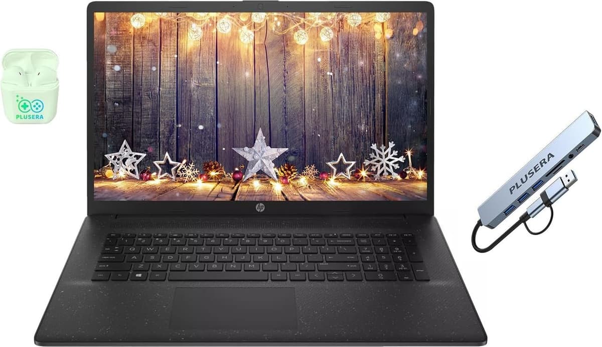 HP 17.3" Business Laptop - Intel Core i5 10 núcleos, 64GB RAM, 2.2TB (2TB SSD + 256GB Dock), Windows 11 Pro