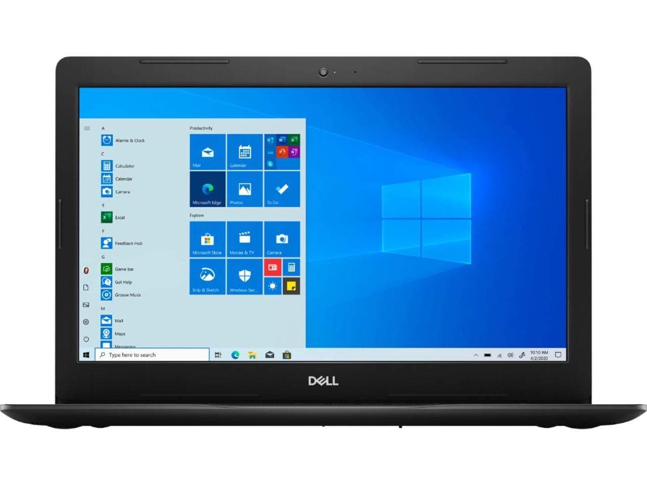 Dell Inspiron 3593 15.6" táctil Intel i7-1065G7 12GB RAM 512GB SSD Windows 10 3593-5544BLK
