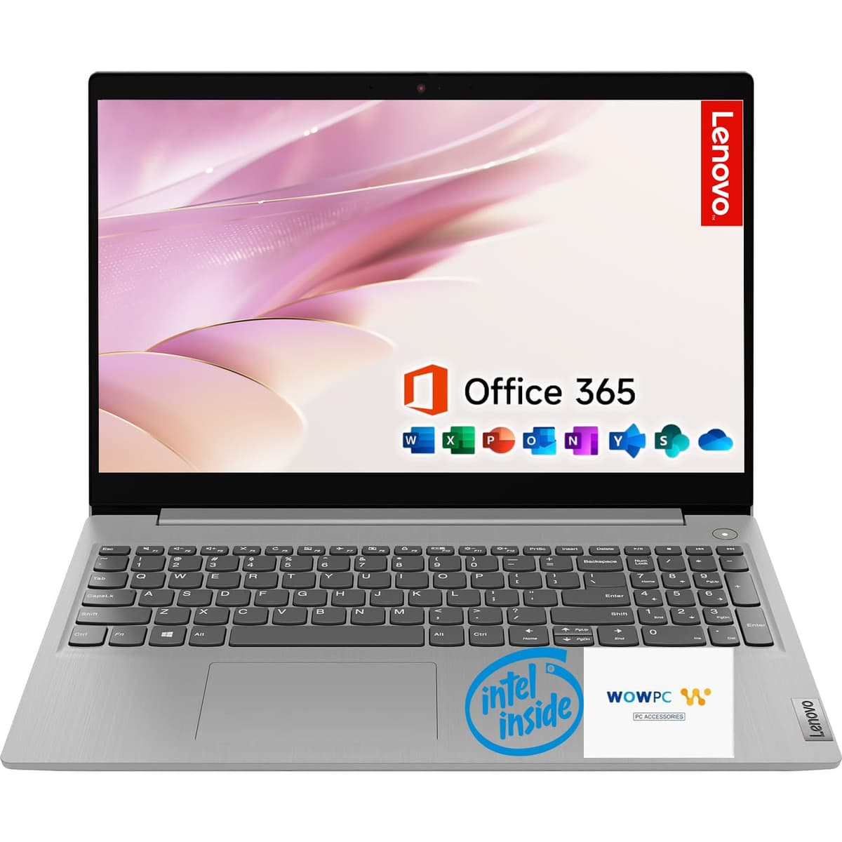 Lenovo IdeaPad 15.6" | 36 GB RAM | Almacenamiento dual: 1 TB SSD + 128 GB eMMC | Microsoft Office 365 1 año | Wi-Fi 6 | USB-C | CPU Intel de doble núcleo | Pantalla HD | Windows 11 | con USB de recuperación WOWPC
