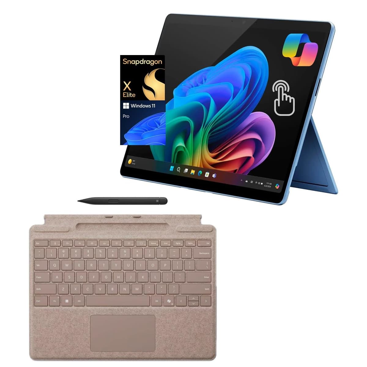 Microsoft Surface Pro 11 Bundle 13" OLED, Snapdragon X Elite, 16GB RAM, 2TB SSD, Windows 11 Pro