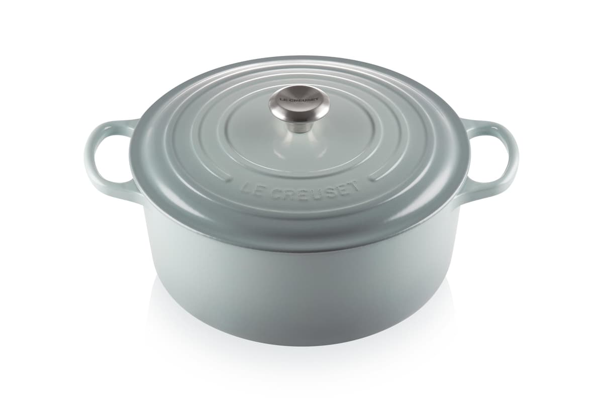 Le Creuset Olla Holandesa Esmaltada Redonda Signature 9 qt Sea Salt LS2501-30717SS