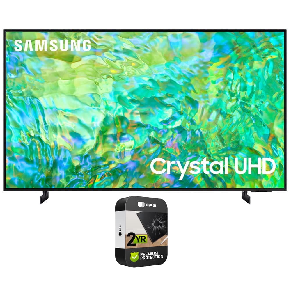 Samsung UN43CU8000FXZA Televisor Smart Crystal UHD 4K de 43 pulgadas 2023 Paquete con Protección Mejorada CPS de 2 años E99SAMUN43CU8000
