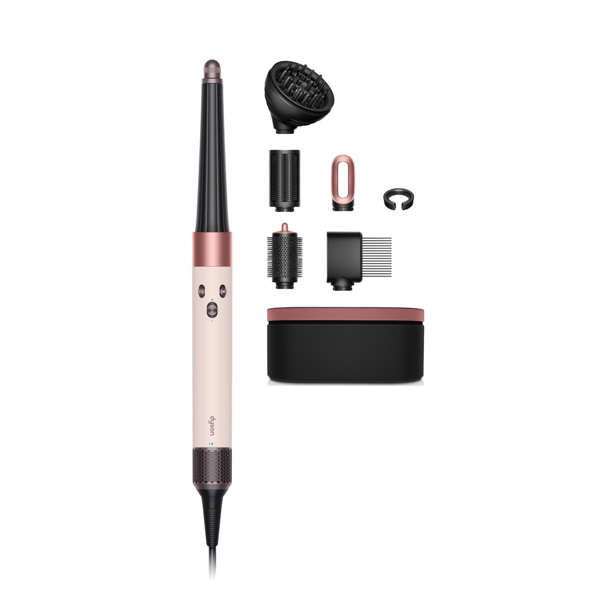 Dyson Airwrap i.d. Multi-Styler y Secador Curly+Coily, Ceramic Pink y Rose Gold 601910-01