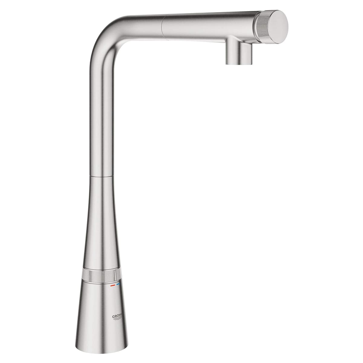 GROHE Zedra SmartControl grifería de cocina extraíble 1.75 GPM, Super Steel 31559DC2