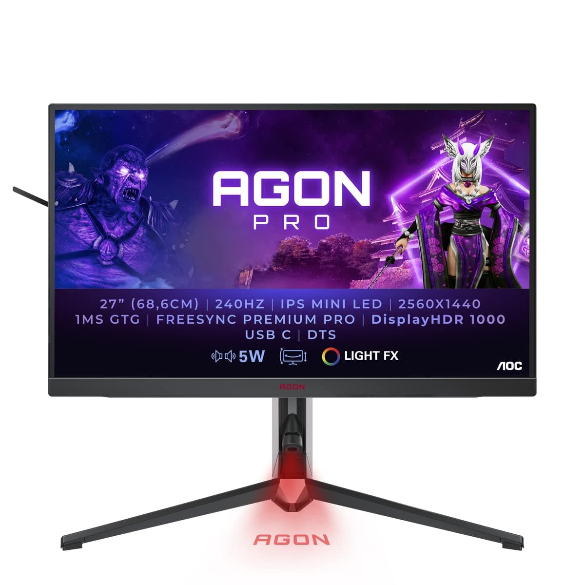 AOC AG274QZM Monitor 27 pulgadas AG274QZM