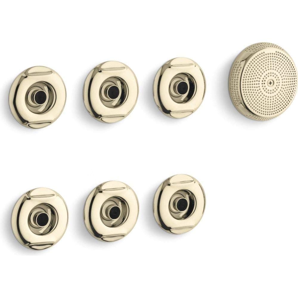 Kohler K-9696-AF, kit de embellecedores Flexjet para whirlpool, Vibrant French Gold