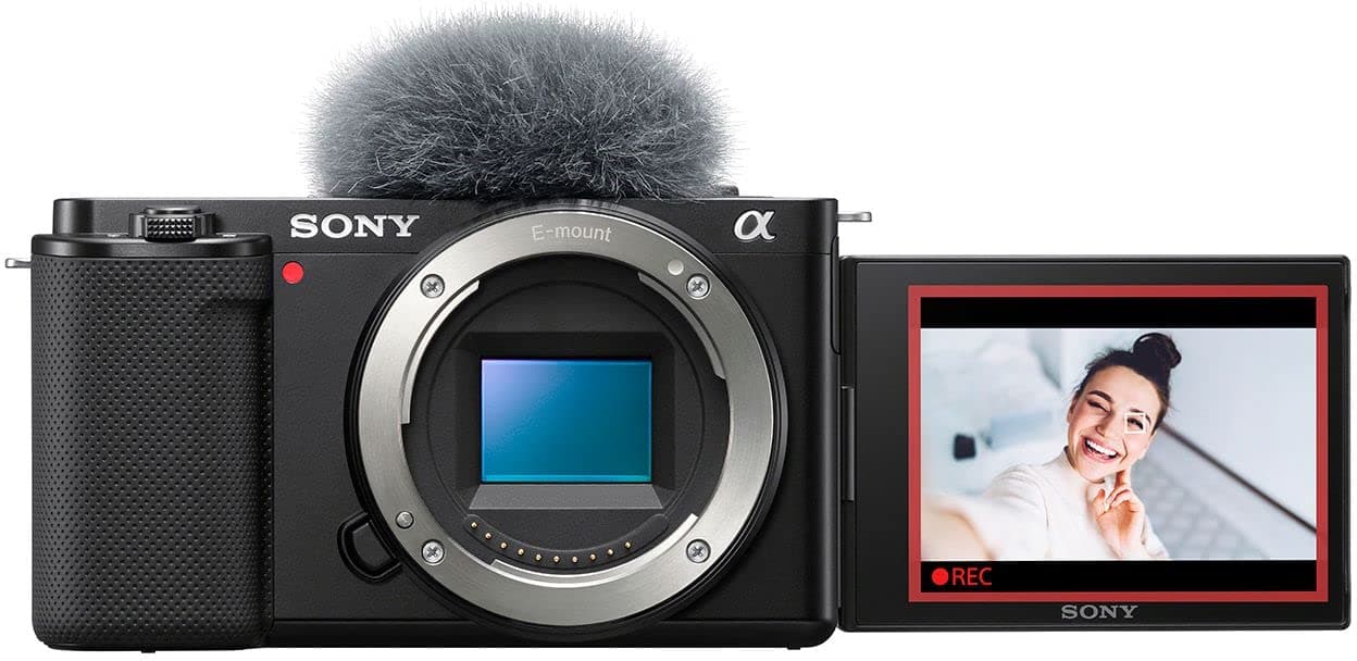 Sony Alpha ZV-E10 - Cámara sin espejo intercambiable APS-C para vlogs - Negro (Reacondicionada) ILCZV-E10/B