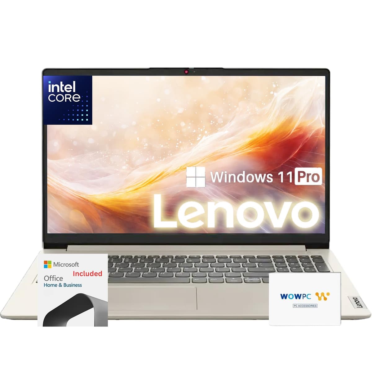 Lenovo IdeaPad Serie Premium para Estudiantes y Empresas | Modelo Último | 36 GB RAM | 2.1 TB SSD | 1 Año Office 365 con 1 TB de Almacenamiento en la Nube | Intel Core | 15.6" | Windows 11 Pro | con USB de Recuperación WOWPC Business Laptop