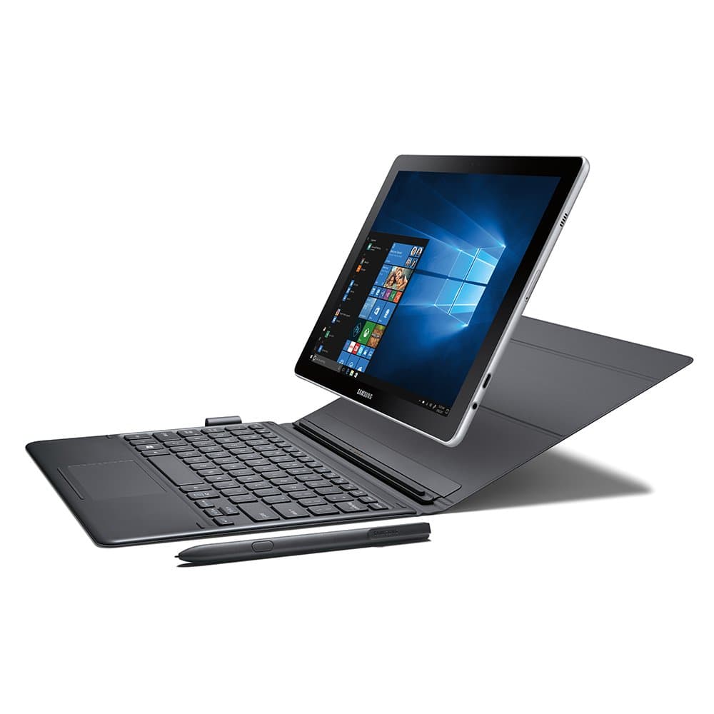 Samsung Galaxy Book 10.6” PC 2 en 1 con Windows (Wi-Fi) Plata, 4GB RAM/64GB almacenamiento, SM-W620NZKBXAR
