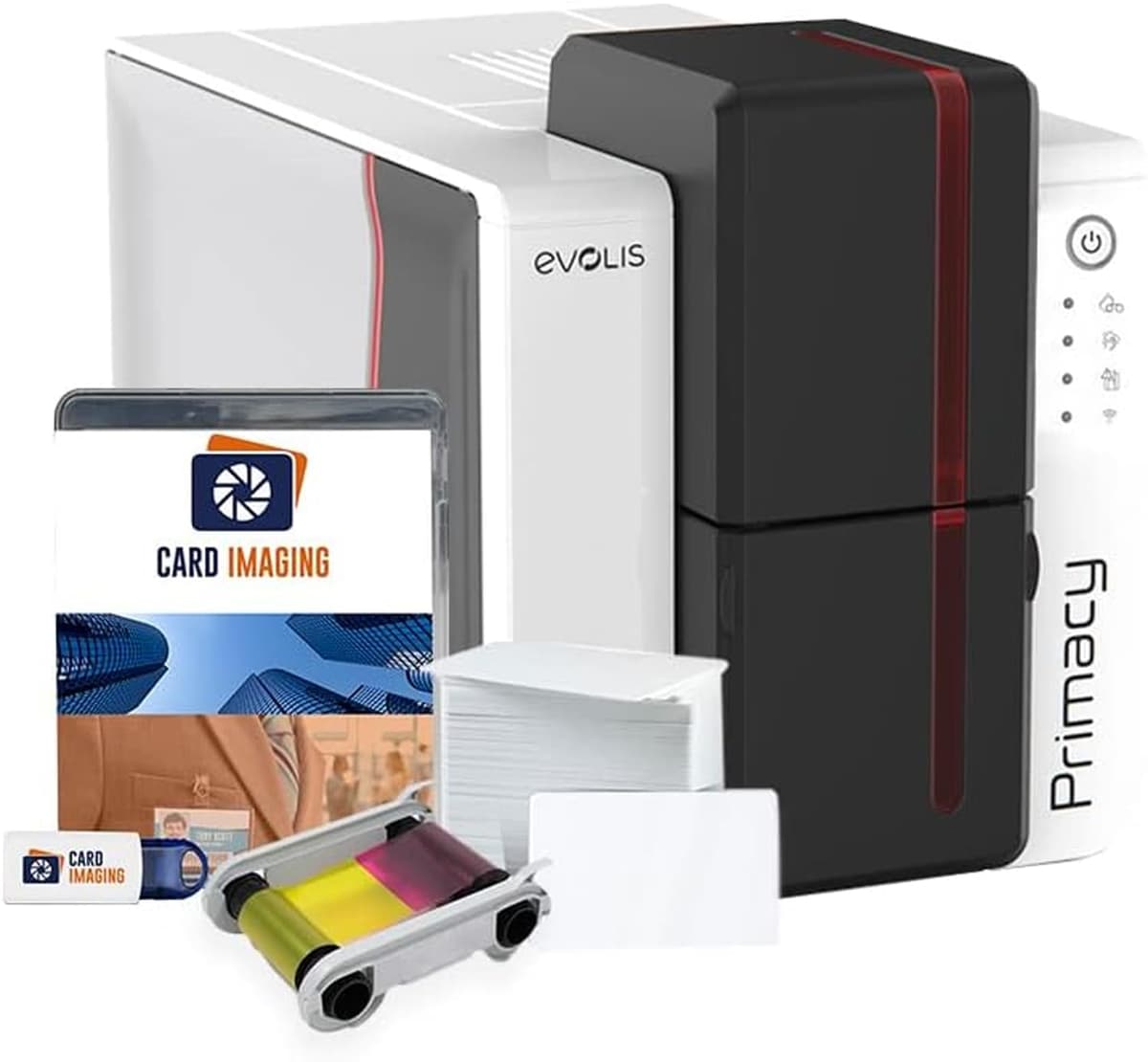 Card Imaging Evolis Primacy 2 impresora de tarjetas de identificación monocara (PM2-0001-A)