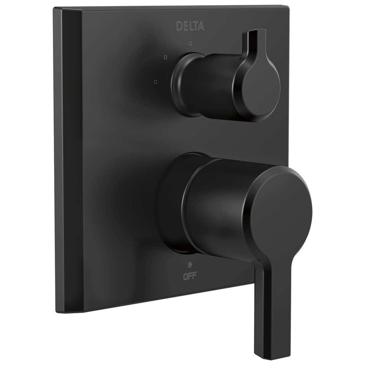 DELTA FAUCET T24899-BL Pivotal Monitor 14 Series - Kit de Trim con Diverter Integrado 3 Configuraciones, Negro Mate