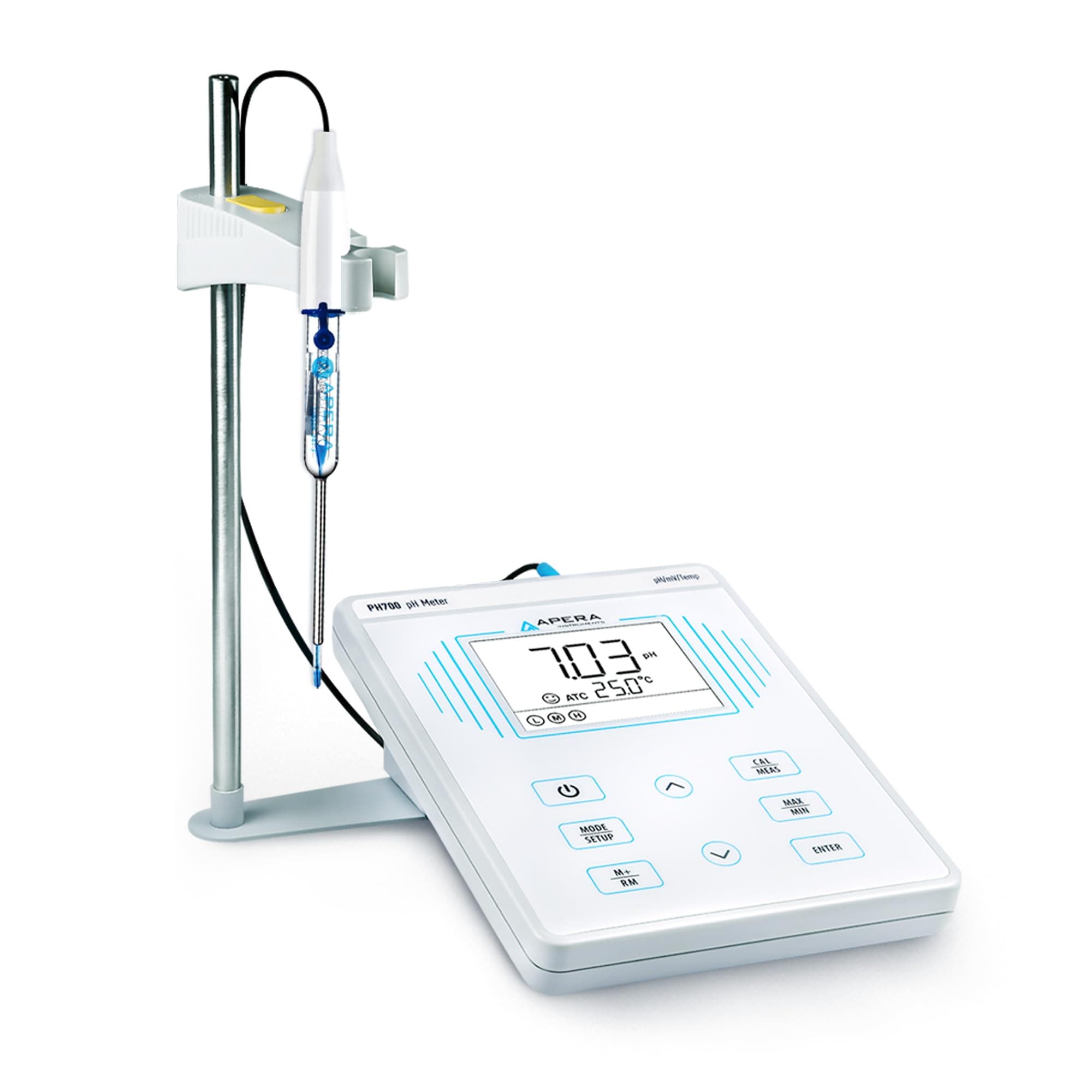 Apera Instruments PH700-MS Benchtop pH Meter para muestras de bajo volumen (≥15 µL) AI5017