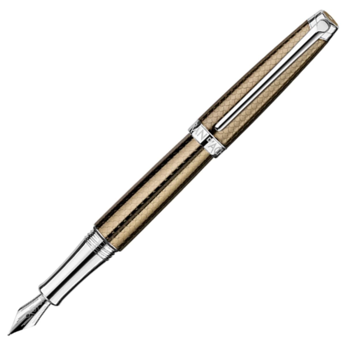 Caran d'Ache Leman 4799-497 Pluma fuente punto medio Caviar CD4799.497