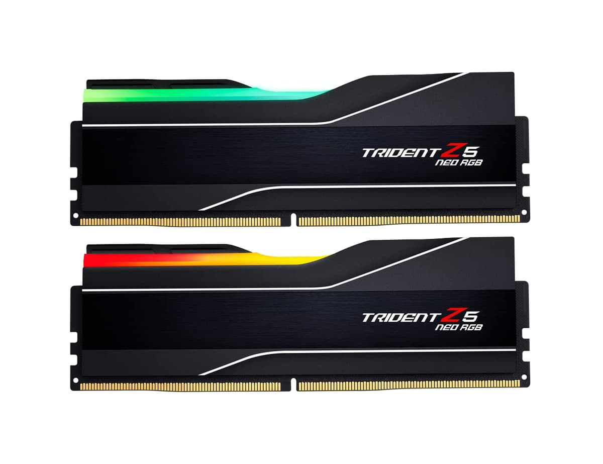 G.SKILL Trident Z5 Neo RGB DDR5 64GB (2x32GB) 6000 MT/s CL32 EXPO F5-6000J3238G32GX2-TZ5NR